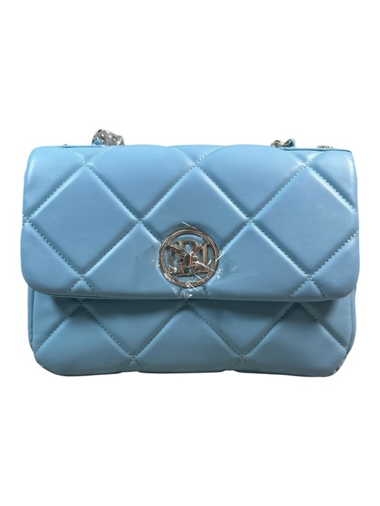 Badgley Mischka Handbags - Studio Badgley Mischka Quilted Bag Gold Chain Strap Blue